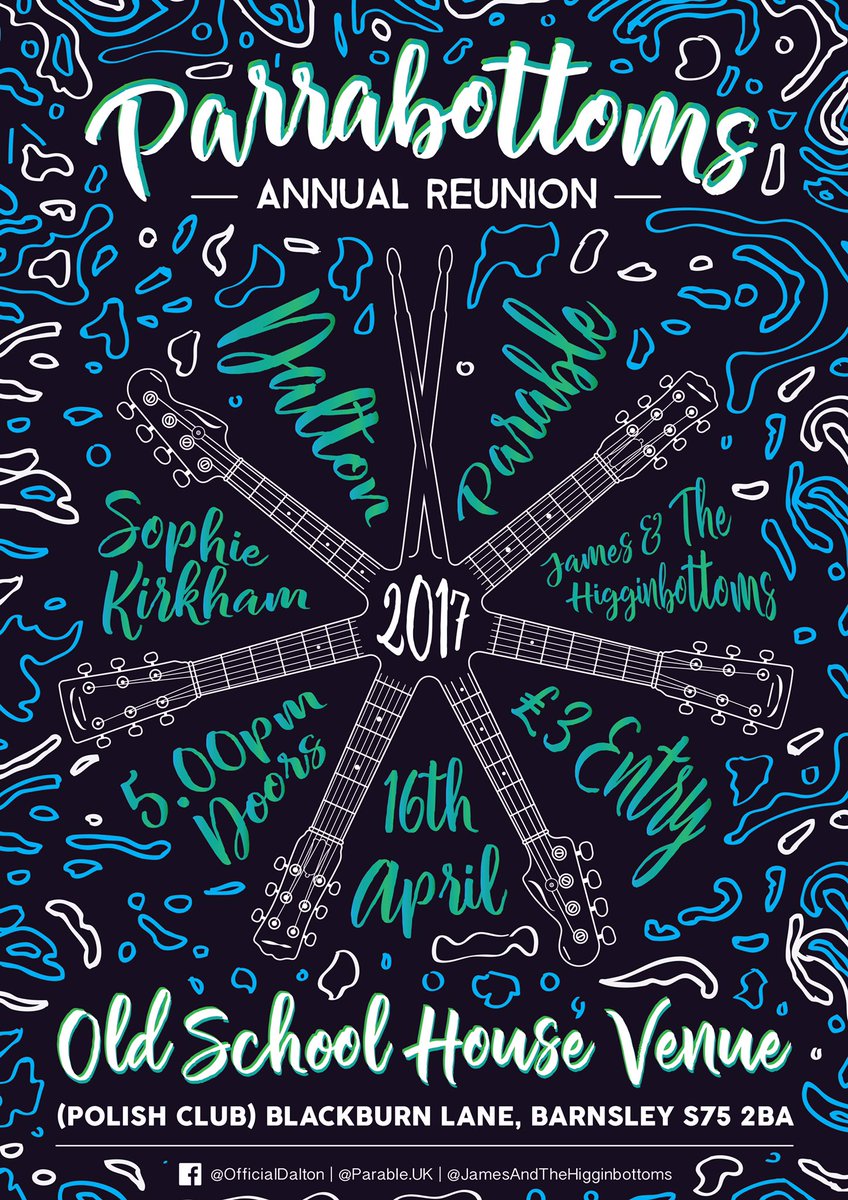 OfficialParable's tweet image. It's that time of year again. Parrabottoms Annual Reunion Gig! Definitely one not to be missed as it's always a brilliant night.