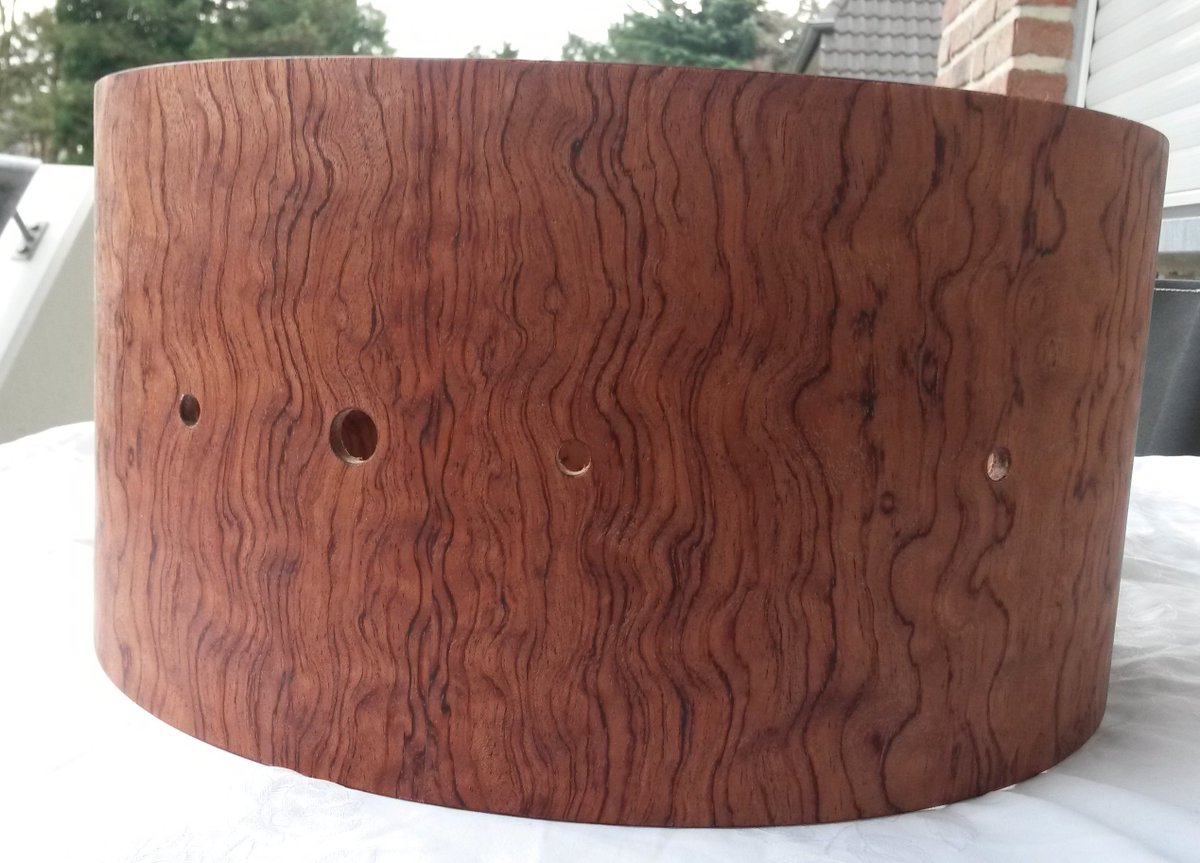 conndrums's tweet photo. 14x7" Bubinga Snare Shell.
Oiled, Bearing Edges &amp; Snarebed Cut, Drilled.
#conndrums #snaredrum #bubingasnare #customsnare #bearingedges https://t.co/TfwPMk60FG