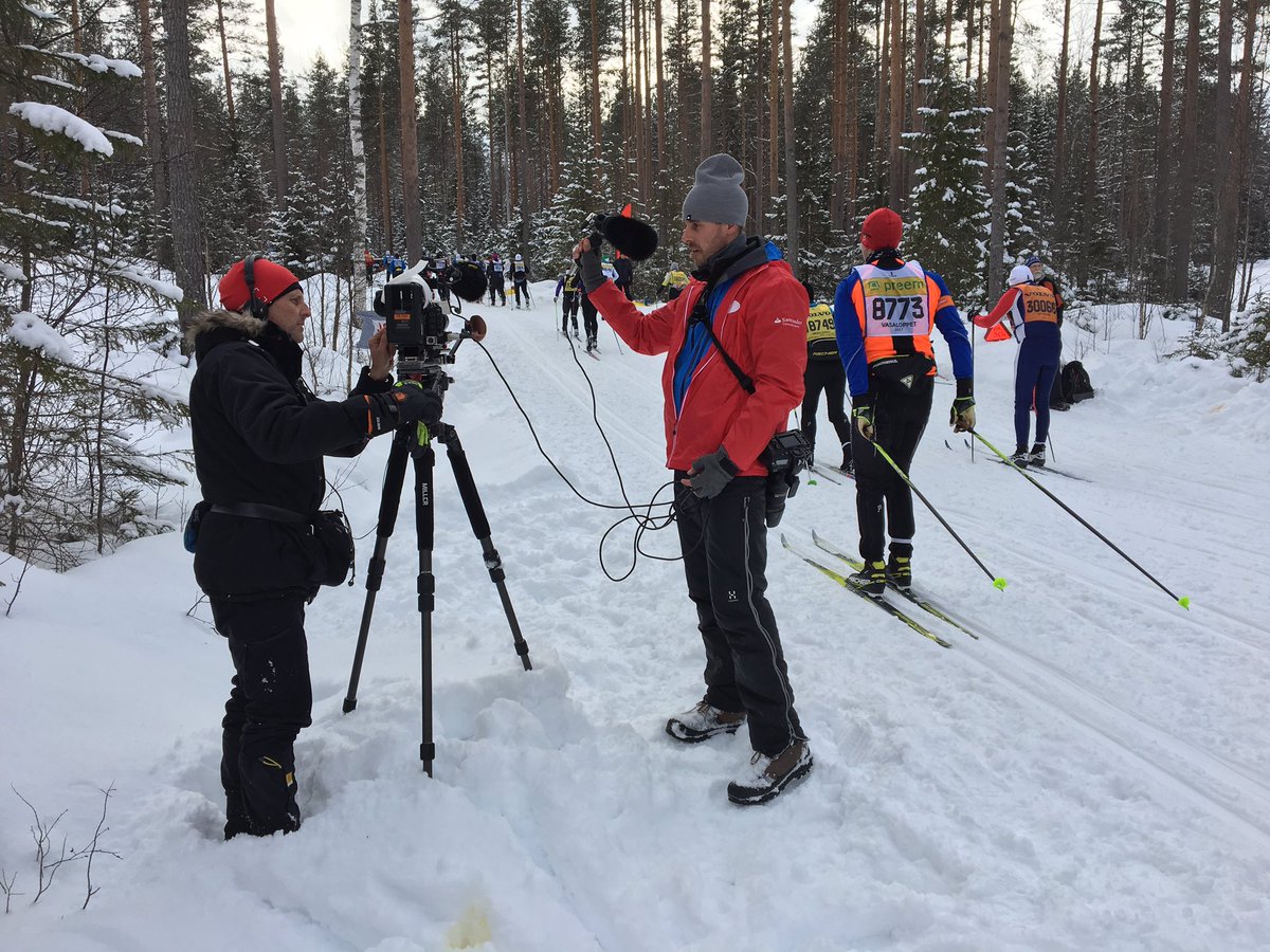 Bridcontent's tweet image. Dagens shoot med #santander och #vasaloppet