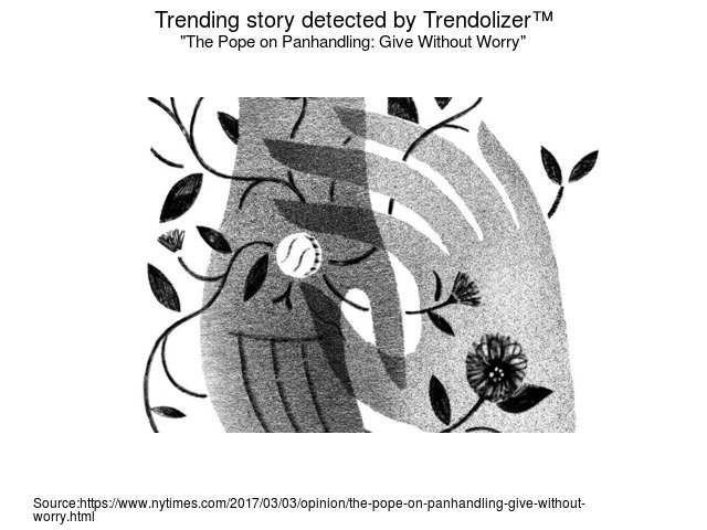 Trendolizer's tweet image. The Pope on Panhandling: Give Without Worry #applicablesolution trendolizer.com/2017/03/the-po…