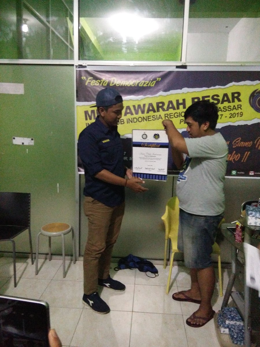 Selama kepada Sdr. Daeng Ichal secara aklamasi terpilih sebagai Korwil ICI Makassar periode 2017-2019