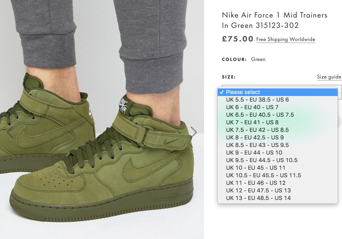 air force 1 mid legion green