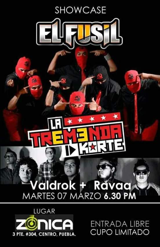 Quién dice yo? <a href="/LATREMENDAKORTE/">LA TREMENDA KORTE</a> <a href="/El_fusilmx/">El Fusil</a> #Showcase #EntradaLibre. 3pte 304 centro.