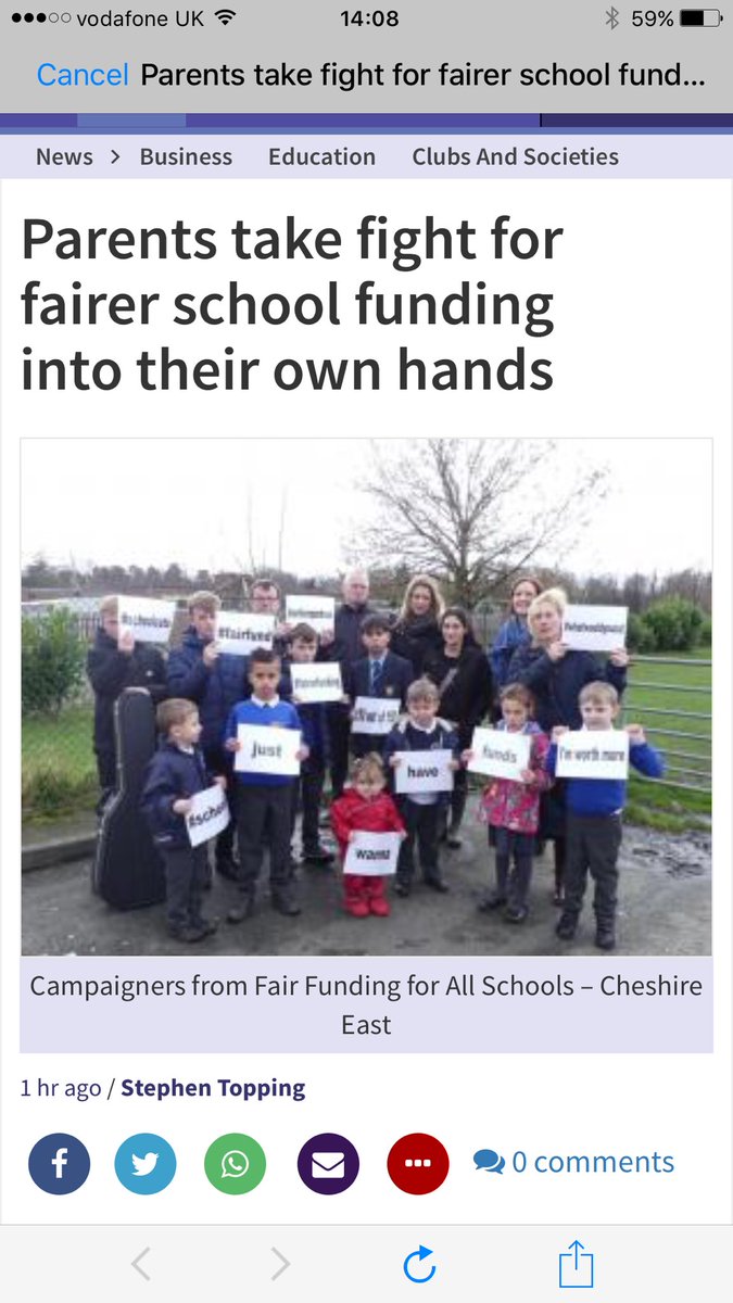 FairFundCheshE's tweet image. Parents against school funding cuts #whatwouldyoucut @NickGibbMP @RealGeoffBarton @rob_kelsall @LouRegan1 @DavidRutleyMP @PHS_Headteacher