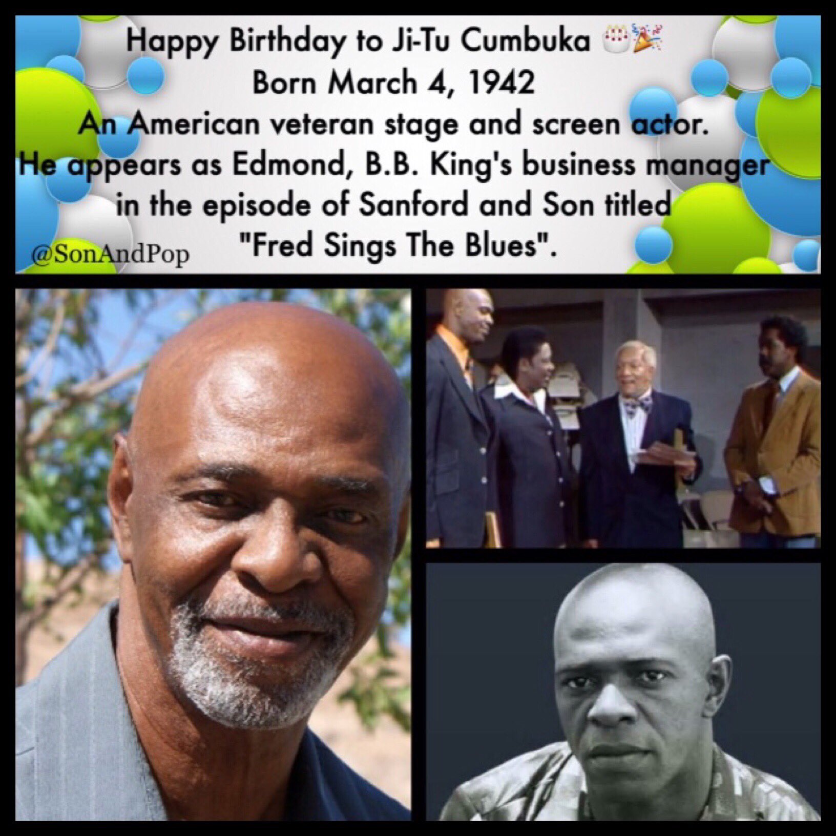 Happy Birthday(March 4th) to Ji-Tu Cumbuka 
