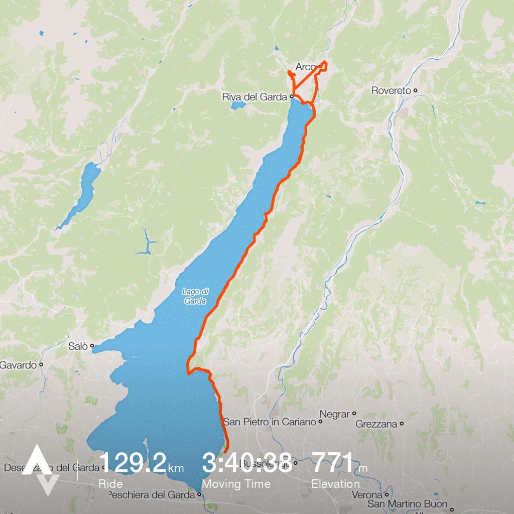 We have a good VW Team ride today in Garda:)!