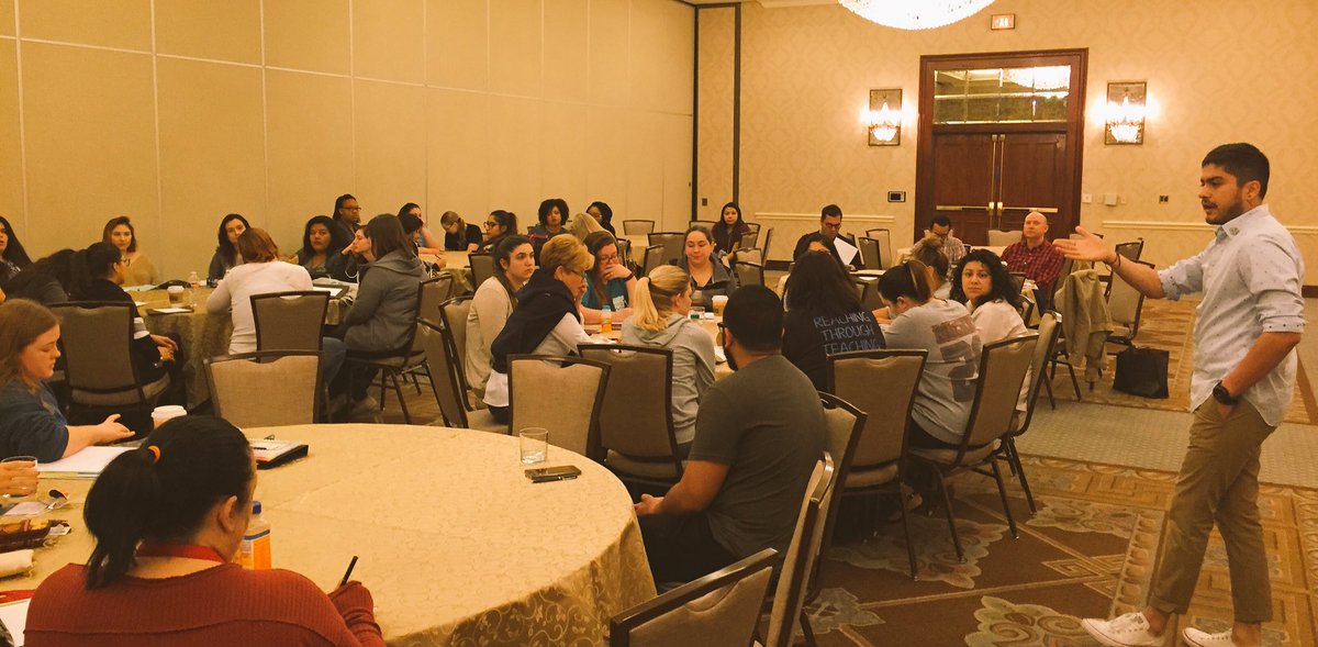OvidiaMolina's tweet photo. Wrapping up the 61st Annual #TeamTSTASP HoD. We have very dedicated #FutureTeachers  &amp; truly supportive advisors planning for the new year 🙂 https://t.co/D7q49kl2BJ