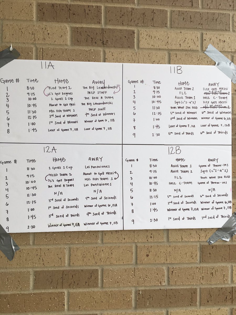 prep_tamu's tweet photo. Updated schedule for tournament today‼️⚽️‼️⚽️‼️⚽️ https://t.co/FtVrhl7BlK