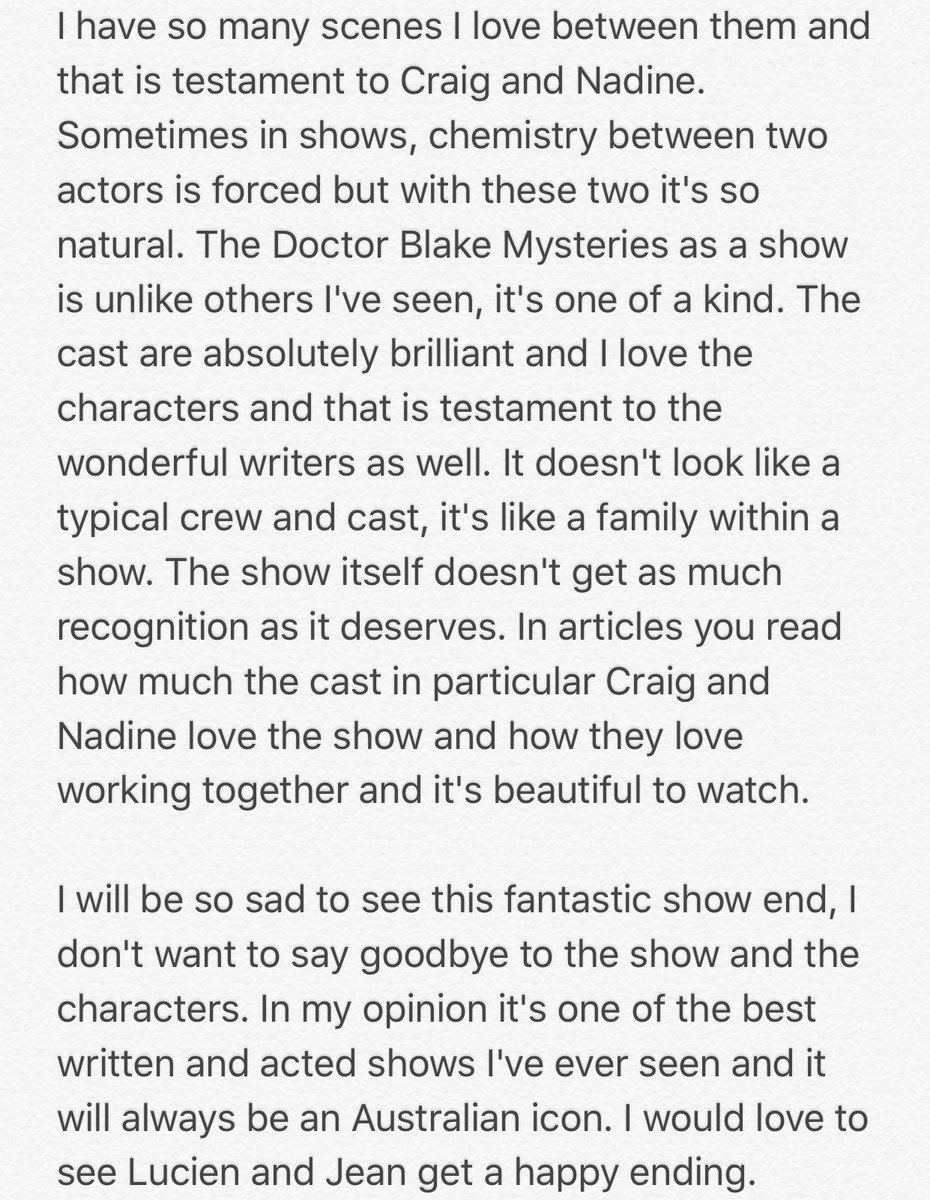 just_being_nico's tweet photo. I thought I would give my thoughts about the decision as it's probably too long to fit into 140 characters #SaveDoctorBlake #DoctorBlake https://t.co/brqZoQi1J1