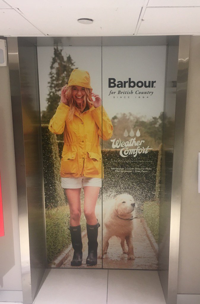 signaturewsd's tweet photo. BARBOUR LIFT GRAPHICS INSTALLED #graphicinstallers #largeformatdigitalprinters #digitalprintsuppliers #hplatex https://t.co/9ptXVsebuQ
