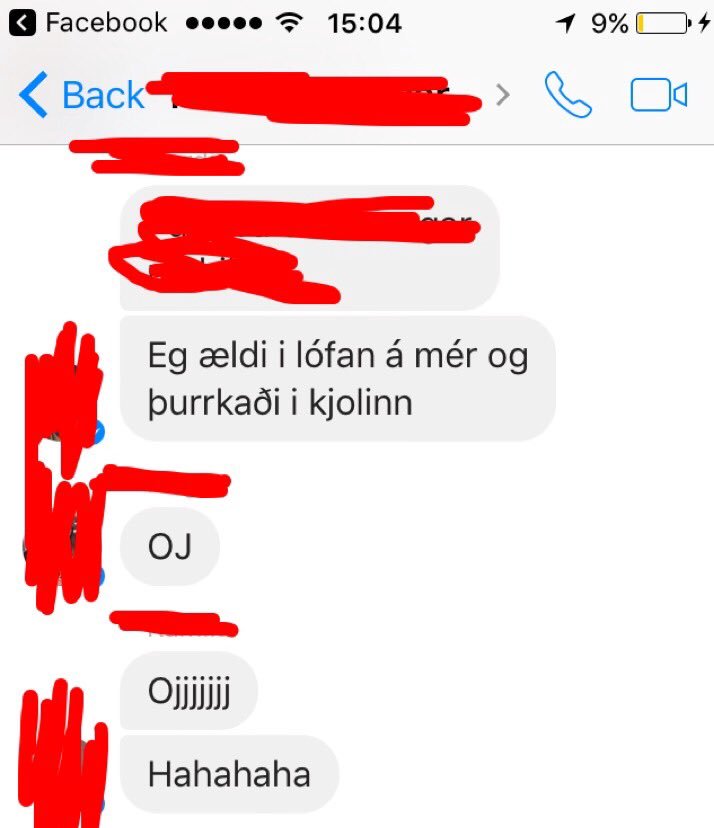Vinkona min var að djamma í gær