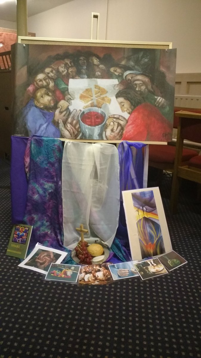 cathylplou's tweet photo. Can you guess what our theme was this morning at Castle Street Methodist Church Abergavenny this morning? #breakingofthebread # https://t.co/whf2d9Rt14