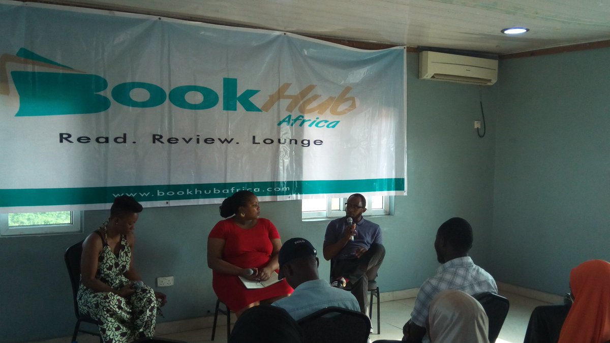 curatecultureng's tweet photo. Efe Paul Azino speaks on the use of Social Media in poetry. #BookHubTheEvent https://t.co/KgoWg6fUaT