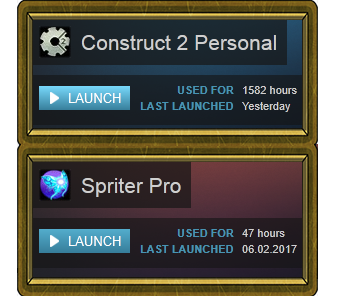 RBSpade's tweet image. How long does it take to develop a game and what soft did I use? Here is the answer! PS doesn&apos;t count hours. 
#Construct2 #SpriterPro