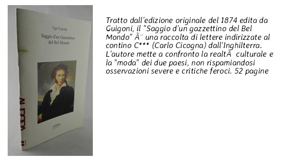 directBOOK_'s tweet photo. Saggio d'un gazzettino del bel mondo
✏ Ugo Foscolo
@ProgettoAurora
#9788894808124 https://t.co/hl4bnuspln https://t.co/CtSd3jlPiI
