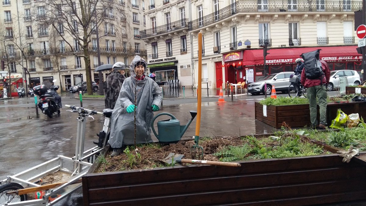 ProjetVU's tweet photo. 1 poirier 2 pommiers et 16 porte greffes pour la place sans nom @Incroyables75 avec Transition Paris 12 https://t.co/paOBHIW60h