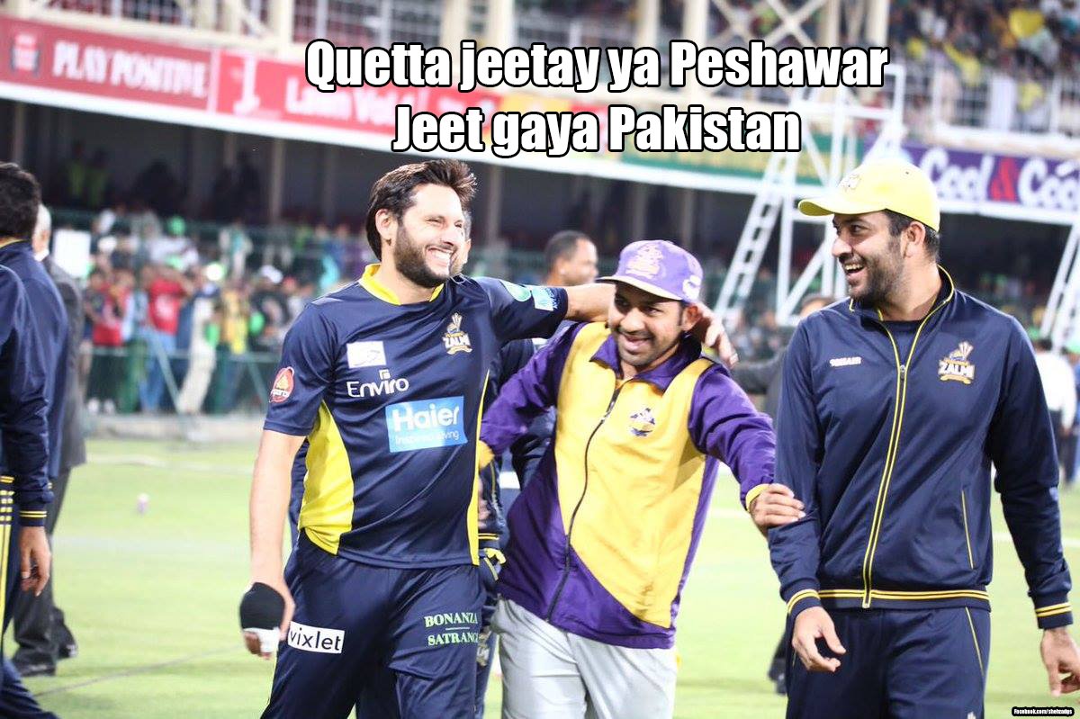 Shehzad89's tweet image. Jo Baat hay

#PSL #PSLFinal #LahoreFinal #Pakistan #lahore #Peshawar #Quetta #cricketcomeshome