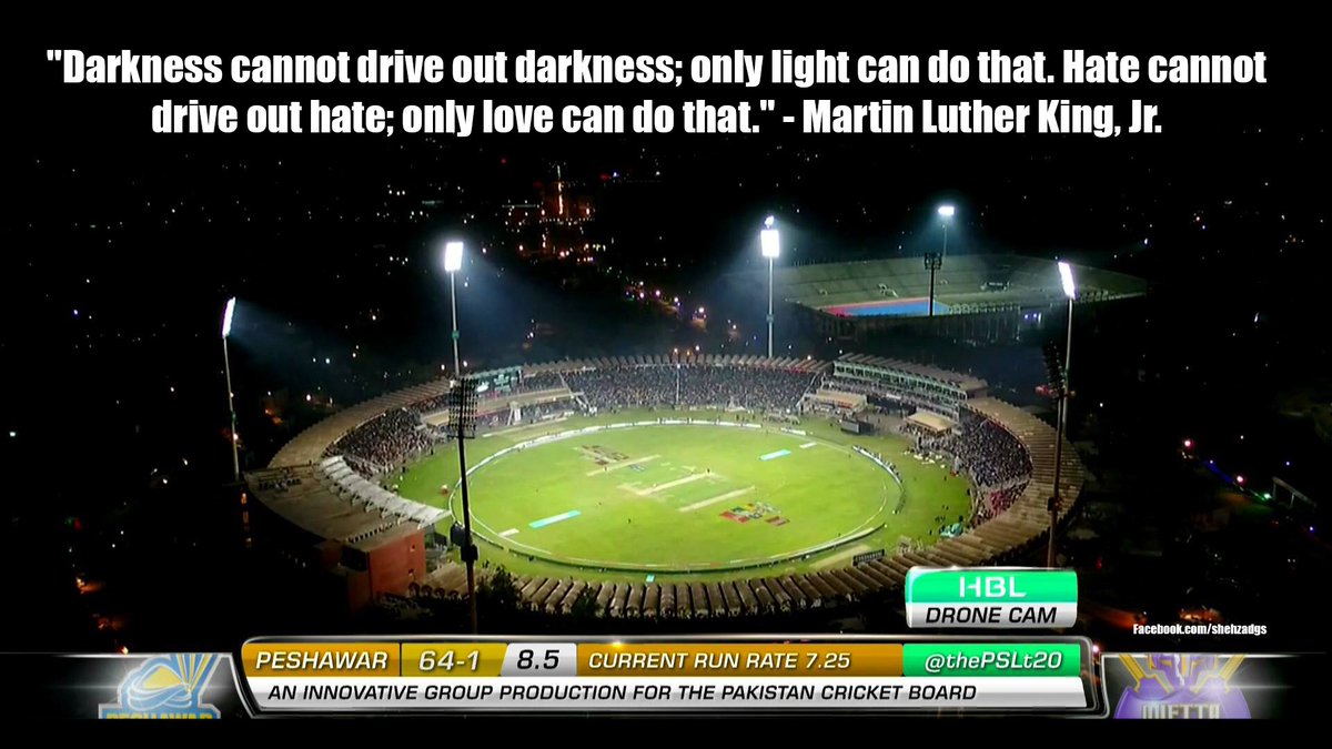Shehzad89's tweet image. Pakistan wins when we fight darkness with light

#PSL #PSL2017 #LahoreFinal #Lahore #Pakistan #Cricketcomeshome
