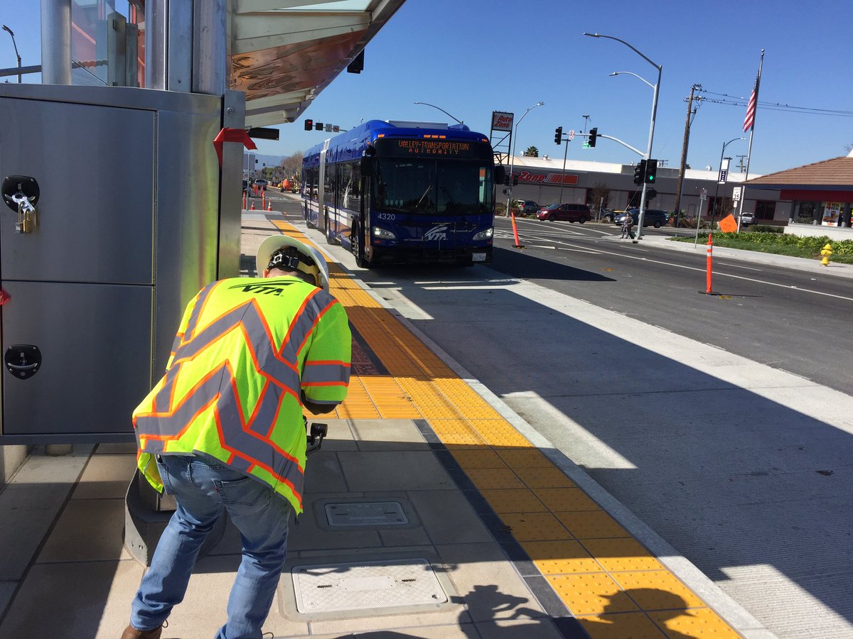VTARapid's tweet photo. Jackson Station art looking fabulous! Making progress on signals &amp; training operators in dedicated lanes. #busrapidtransit #Rapid522 https://t.co/tf036XKj82
