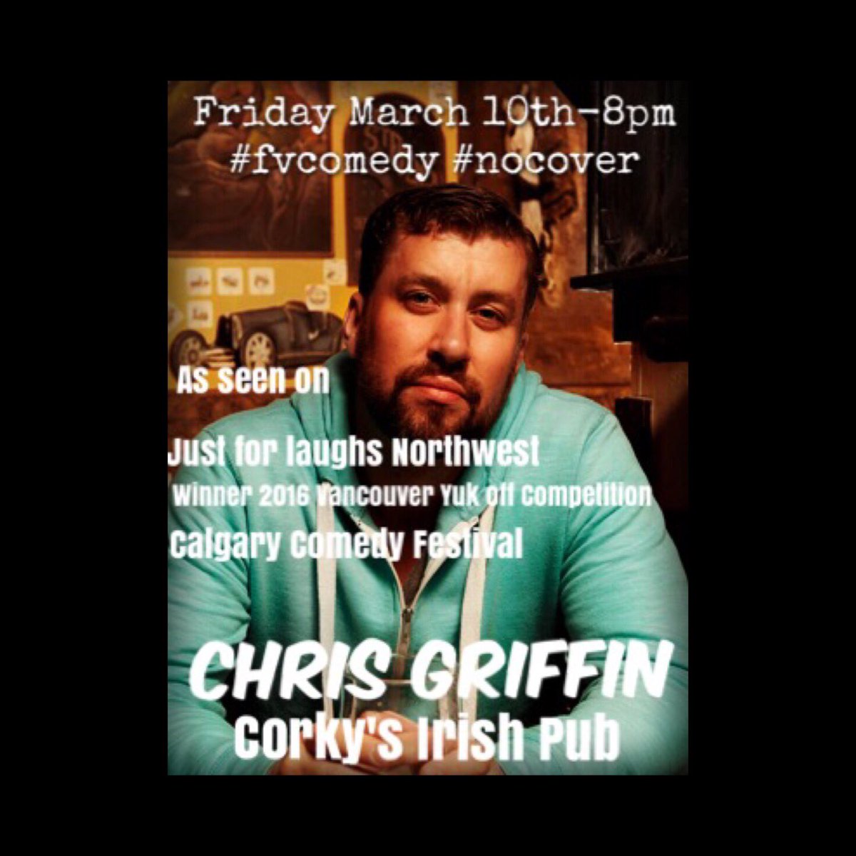 FraserValleyComedy (@fvcomedy) on Twitter photo Join <a href="/Gristopher/">Chris Griffin</a> March 10th-8pm at Corky's Irish Pub!
facebook.com/events/2197647… #chilliwack #fvcomedy #nocover Join <a href="/Gristopher/">Chris Griffin</a> March 10th-8pm at Corky's Irish Pub!
facebook.com/events/2197647… #chilliwack #fvcomedy #nocover