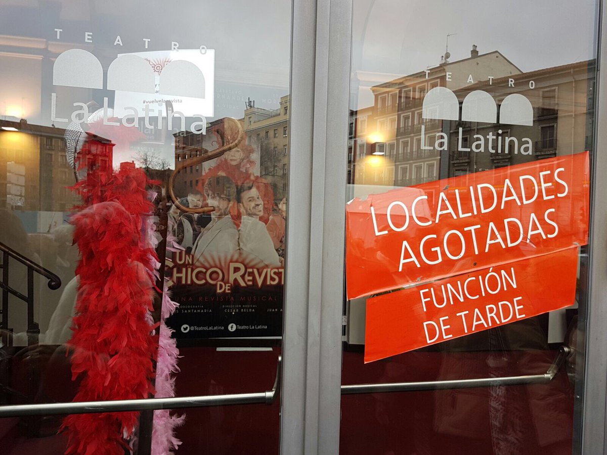Agotadas las entradas para hoy!! #