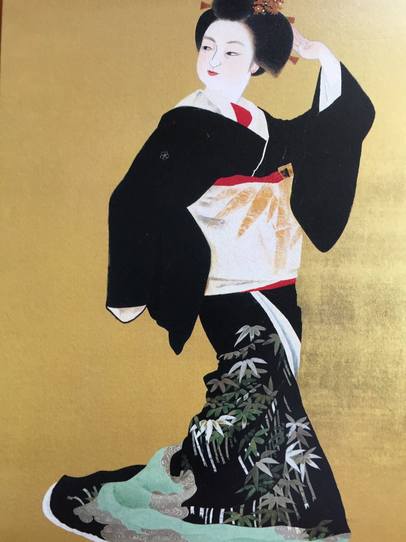 小倉遊亀 「舞妓」 木版画 美人画 着物 絵画 額縁 画家 芸術 美術 工芸品 小倉遊亀 「舞妓」 木版画 美人画 着物 絵画 額縁 画家 芸術