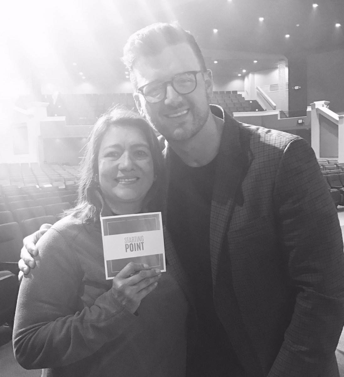 StephenMHayes's tweet photo. Meet Ashley! She woke up felling like she should go to a church, googled, found @CovLive then found #Jesus #loveit #localchurch https://t.co/Y9Z9rjulft