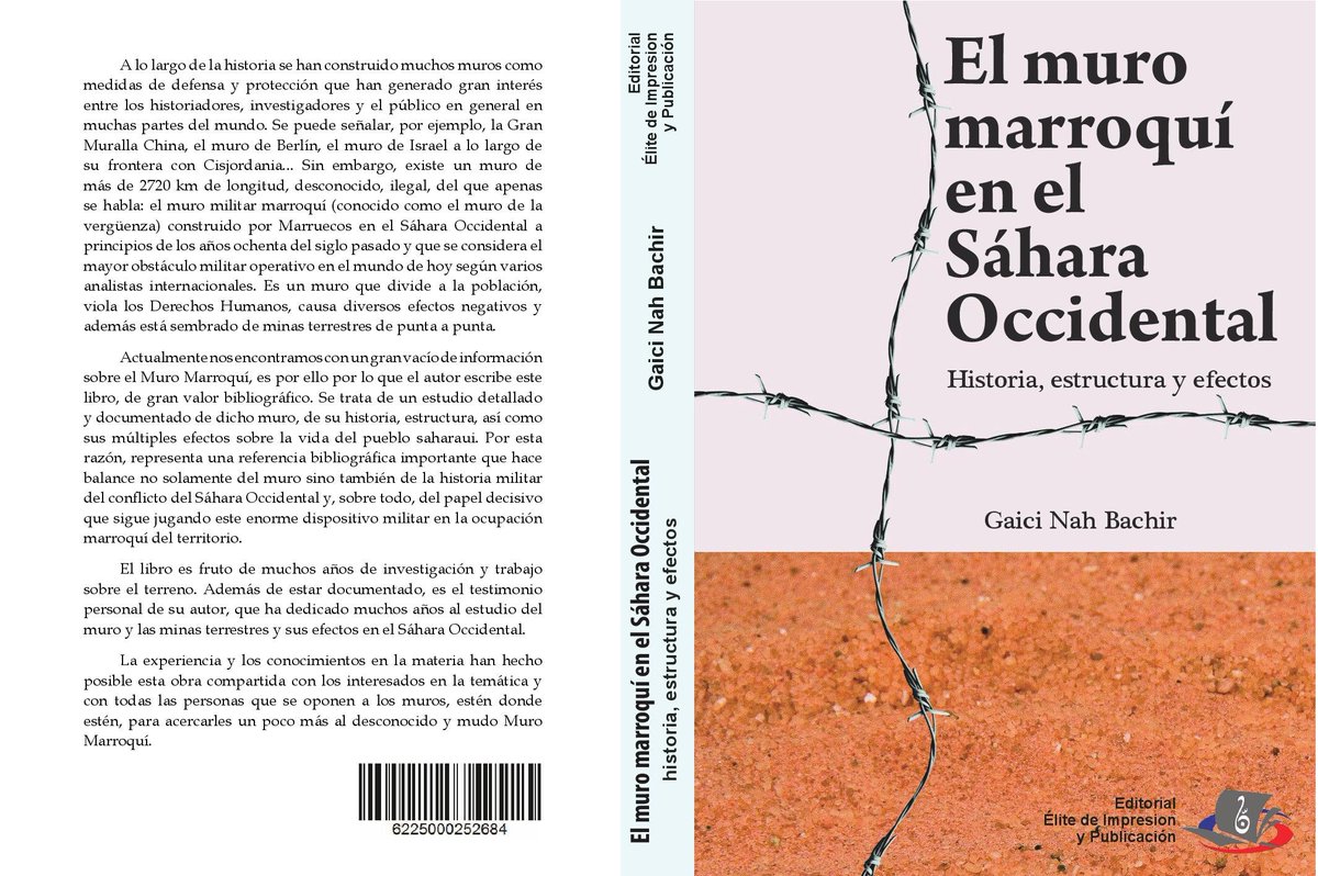 removethewallws's tweet photo. NEW BOOK ON THE MOROCCAN WALL IN WESTERN SAHARA
https://t.co/4yvLN27xPR https://t.co/QpslLhFS8s
