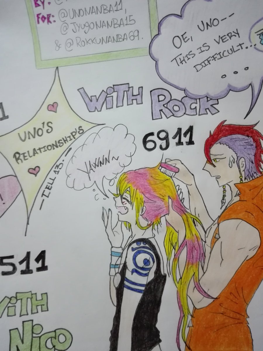 DragxnDespair's tweet photo. #Nanbaka #ナンバカ #Cell13 #ウノ #ジューゴ #ニコ #ロック #MyDraw 💕✨😏🎨

Sé que no es perfecto, pero si os gusta, se aprecian los RT's.~ https://t.co/kCuYmXAwI9