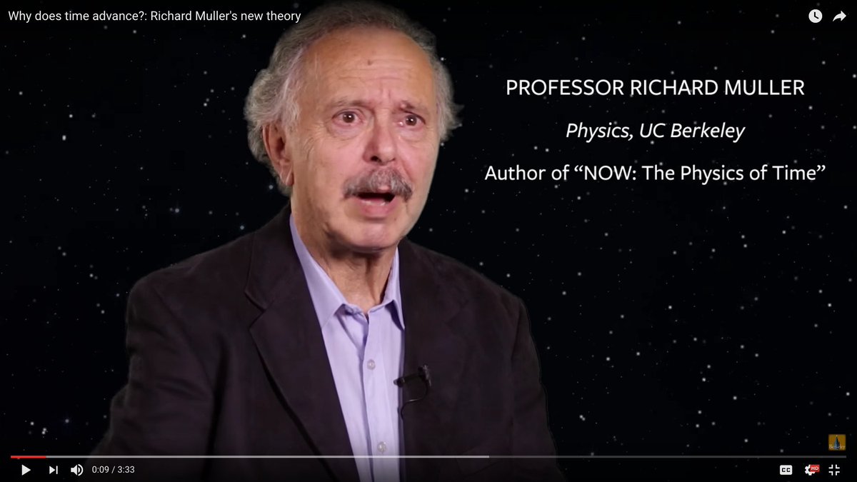 ThroughTheVoid's tweet photo. We have the new theory by Professor Richard Muller. He believes that time travel is not possible. (Picture Credit UC Berkeley YouTube) https://t.co/YBWoJZTvyG