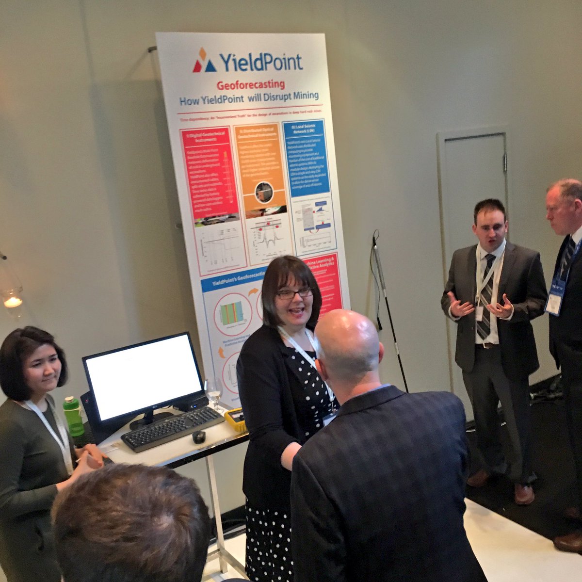 Disrupt_Mining's tweet photo. 12 semi-finalists had their work on display at our expo. Plenty of interesting and innovative ideas to #disruptmining ! https://t.co/IPc711NoIm