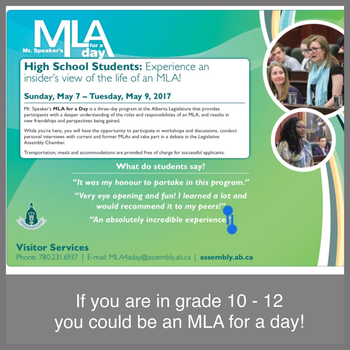 Does this interest you? See contact info at the bottom of the poster.