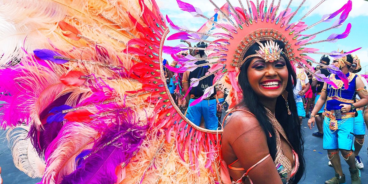 DestinationTnT's tweet photo. It’s All About Color and Cuisine at Trinidad &amp; Tobago's Carnival https://t.co/VttDS5EuiX https://t.co/Wgbcr59KPr
