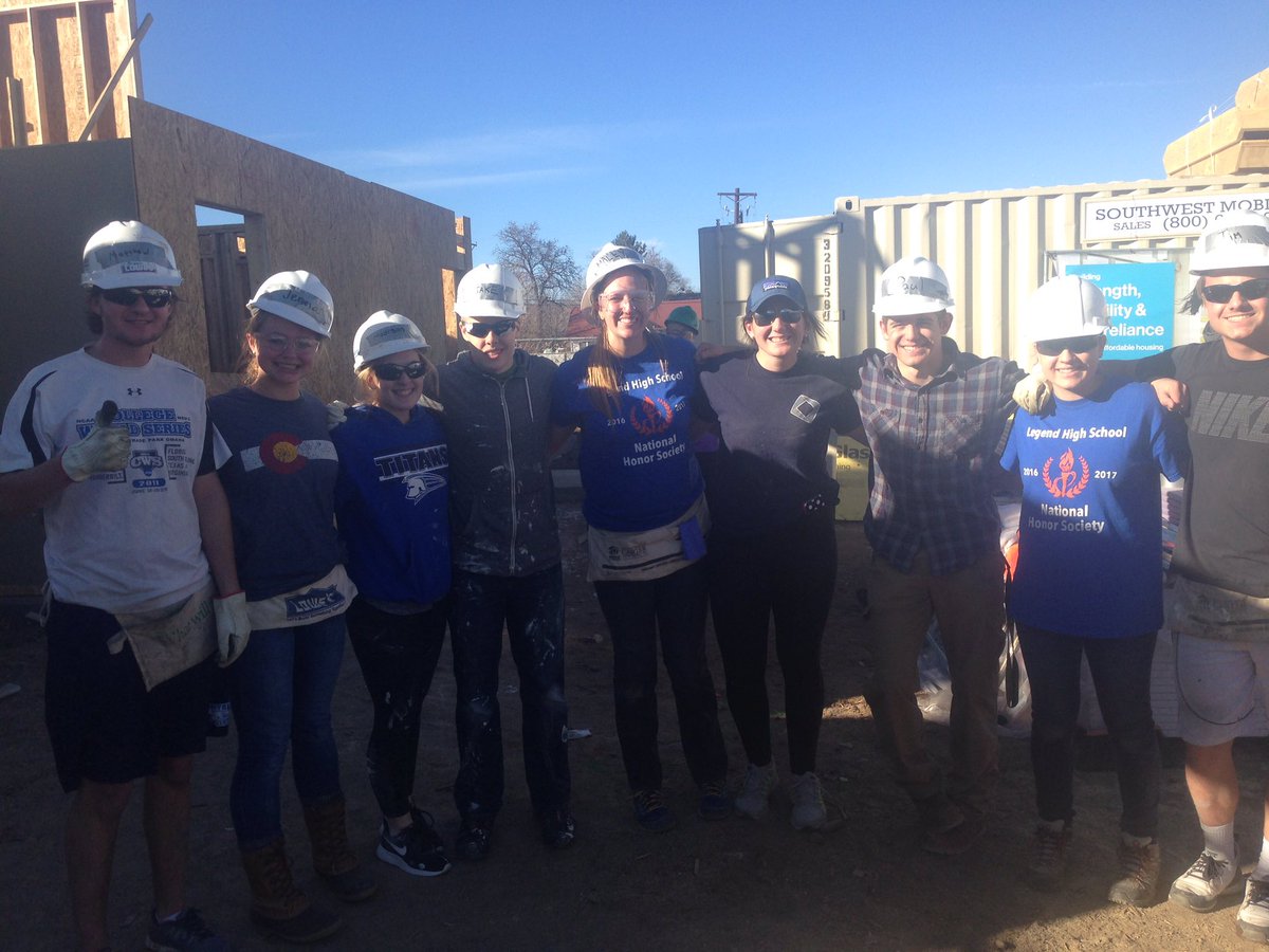 legendnhs's tweet photo. Yesterday some of our members helped build a house with the company habitat for humanity. Thank you to all who participated! @Habitat_org https://t.co/38Tu598pWp