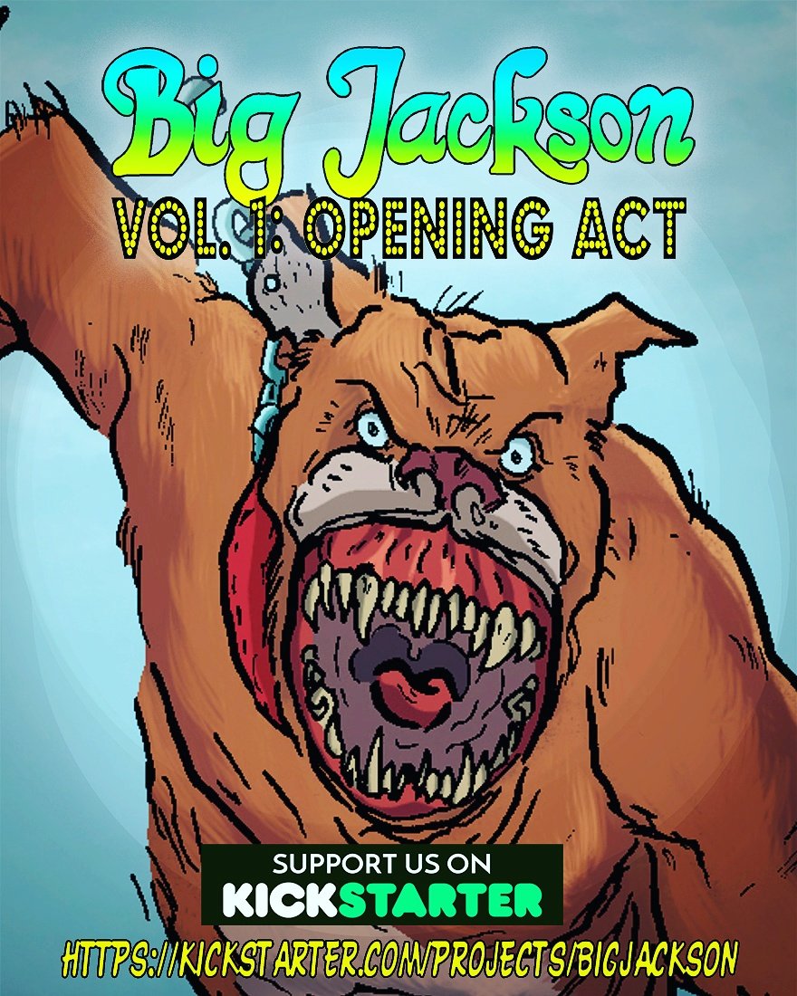 stevemardoart's tweet photo. Check out the #bigjackson #comic campaign live on @kickstarter link in bio๐ #RT #makecomics #promotcomics #sharecomics #crowdfunding #share https://t.co/jGGXL3pTTO