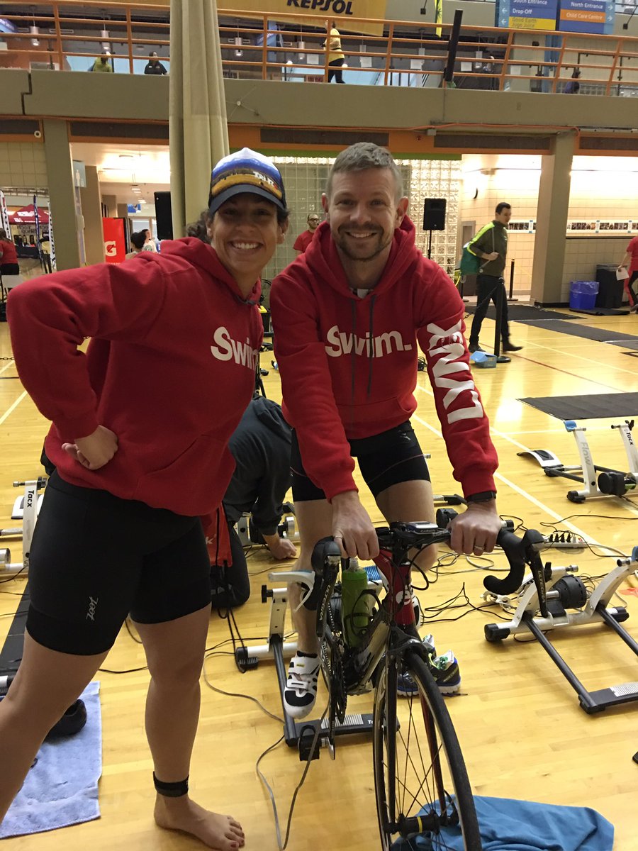 LynxTriathlon's tweet photo. Steph and Iain calm cool and collected. #10miletri https://t.co/hreYKCqJJ7