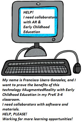 DrUseroGonzalez's tweet photo. Help with #AR #AugmentedReality and #EarlyChildhood  #research #project #innovation #education #technologyanimation @WeTeachHISD @HISD_FACE https://t.co/M8AsC9sxPt