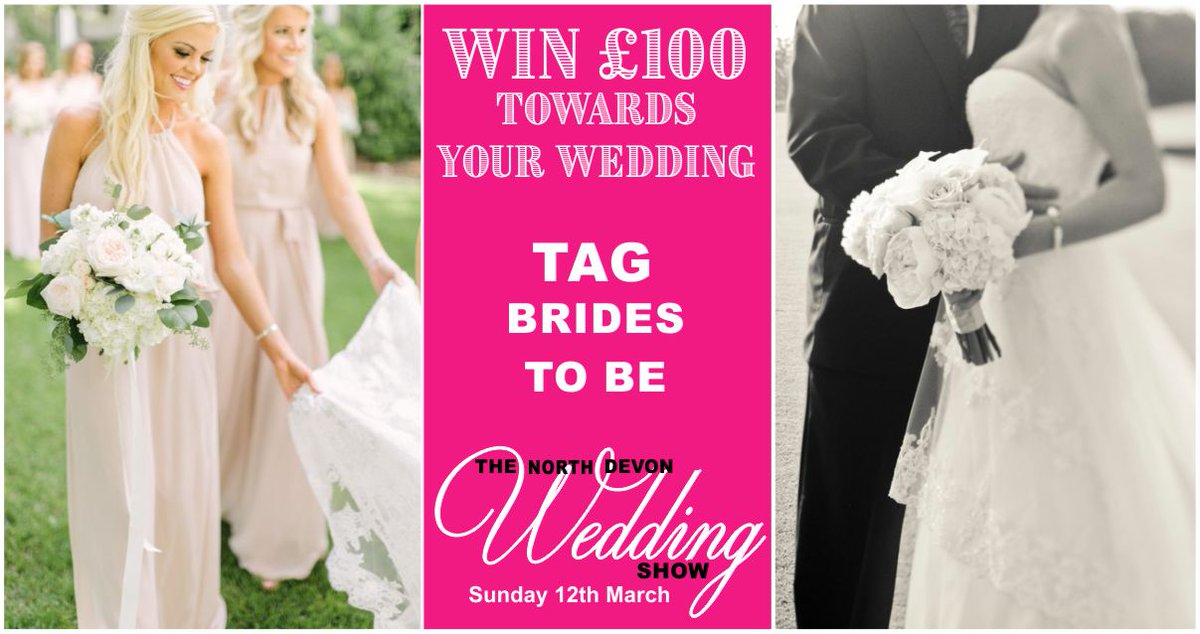 #WIN £100 towards your wedding!! Head to our facebook page to enter: bit.ly/2aZakb1