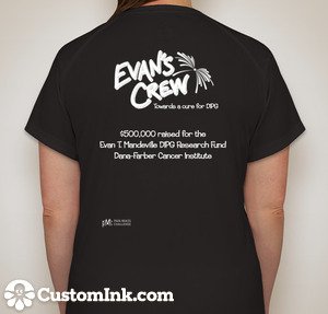 TeamEvansCrew's tweet photo. Check out the new t-shirt supporting @TeamEvansCrew 2017 PMC ride.  https://t.co/B9Vr8QmNG8 https://t.co/PF2YQyn32o