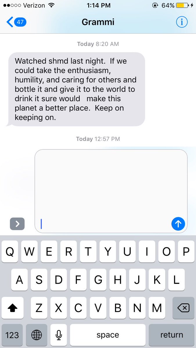 Was going to try and put the feeling SHMD gives me into words but this text from grams who watched us dance from Florida does it better ❤️💙