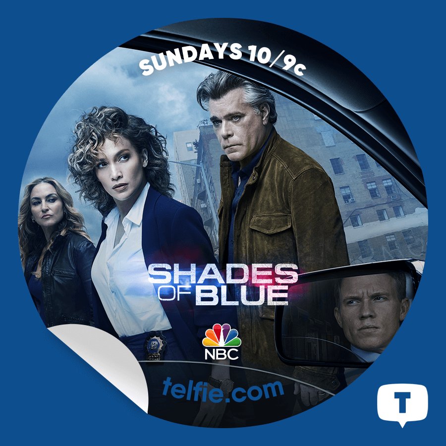 Check in on <a href="/telfieapp/">Telfie Buzz</a> while watching the premiere of #ShadesofBlue tonight at 10/9c on NBC to unlock this sticker 💫 telfie.tv/ShadesofBlue