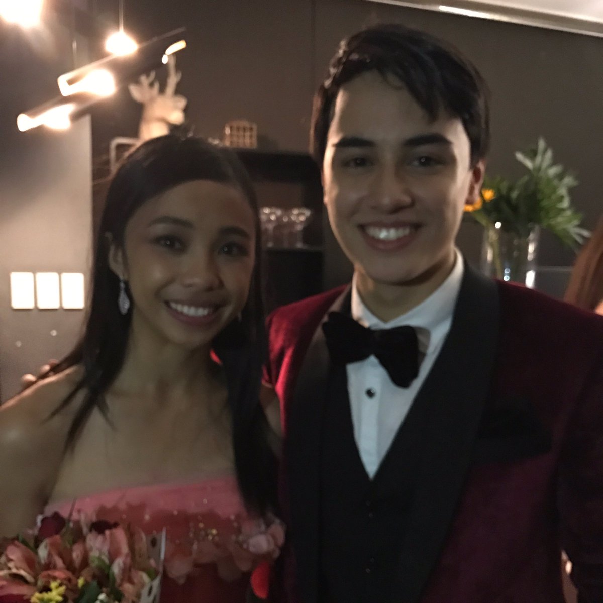 PBBabscbn's tweet photo. MayWard at PBb after party #PBBTheBigWinner https://t.co/abHWkIaE62