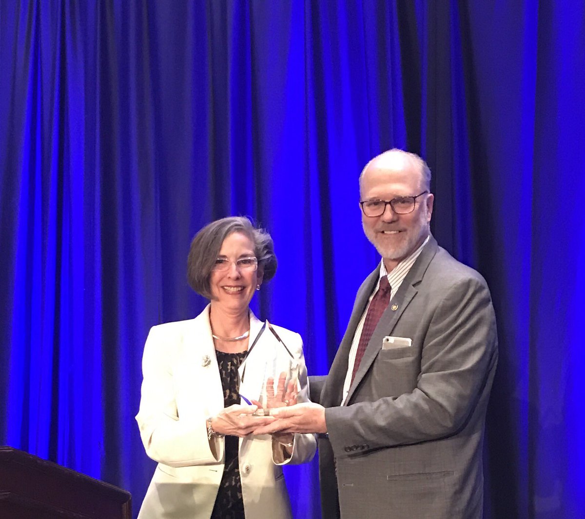 Honored to recognize  Missouri State Rep. Dr. Keith Frederick as State Legislator of the Year for advocating on mental health. #PLC2017