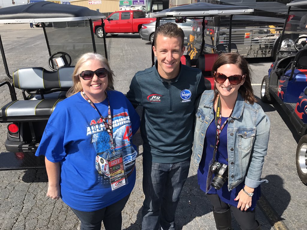 lifefamilyfun's tweet photo. Here with @NASCAR Driver AJ Allmendinger's -@krogerco made this all possible 
#hosted #Kroger #hosted #jtgdaugherty https://t.co/LOb9ThjnX4
