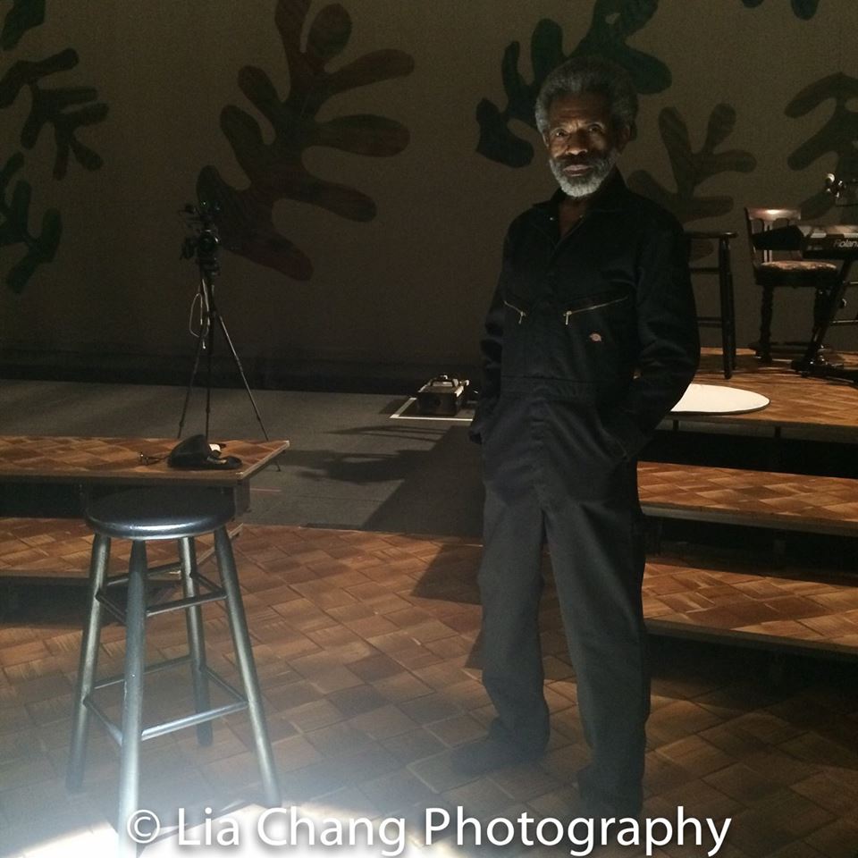 Andre_DeShields's tweet photo. .@Andre_DeShields onstage preshow @ #PWDTempest https://t.co/H257pcJY64 #PublicWorksDallas last show today at 2:30pm https://t.co/OXSBcJrL4P