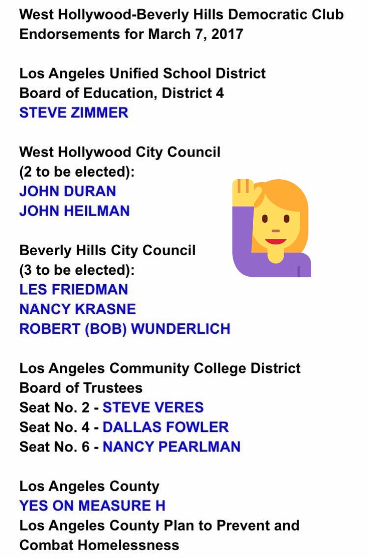 WeHo-BH Dem Club tweet media