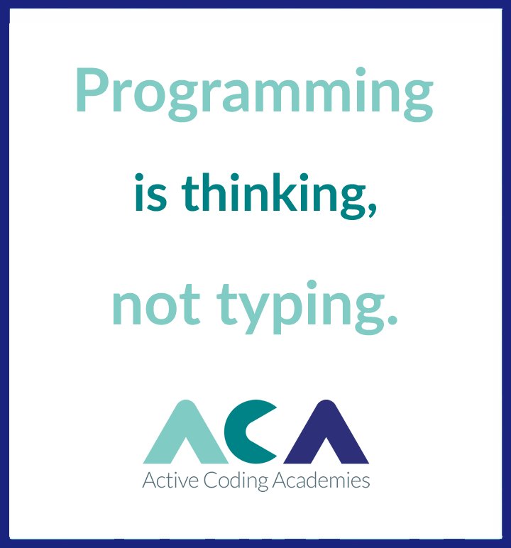 activecoders's tweet photo. Programming is thinking, not typing.
#activecoders https://t.co/m2RYgD6RMs