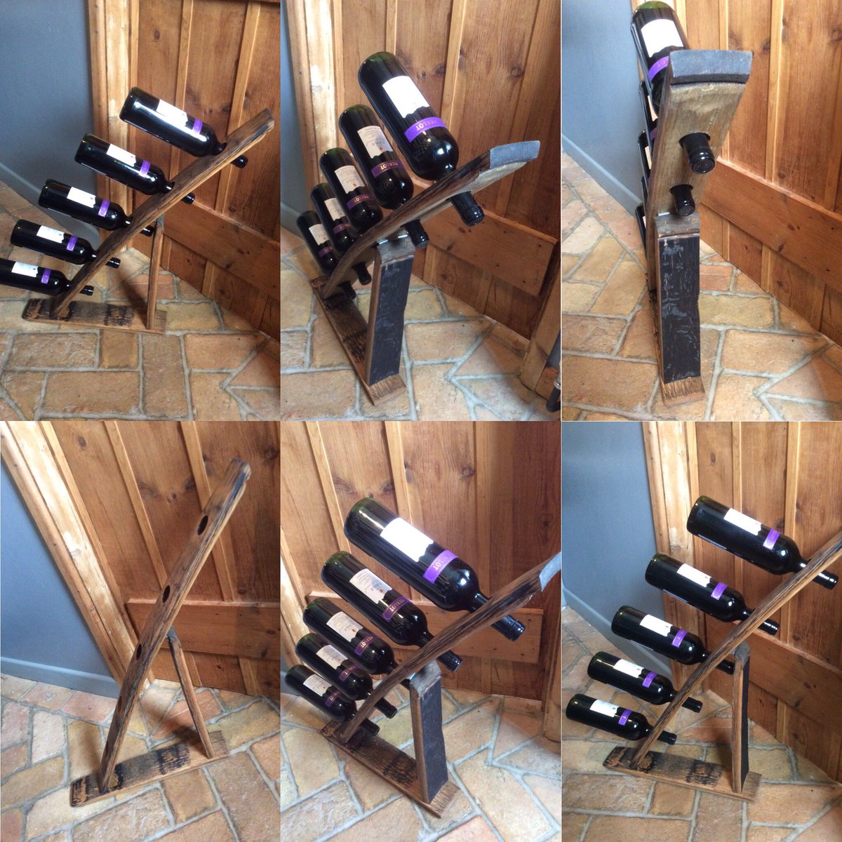 TabulaRasaC's tweet photo. My favourite wine rack 😁 https://t.co/MleslxkXR7