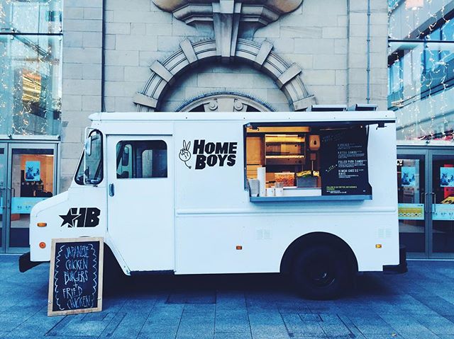 TRADER 5 IS <a href="/homeboysUK/">HomeboysUK</a>! New food truck from <a href="/MasterChefUK/">MasterChef UK 🍴</a> finalist Pete Hewitt. Pork sando, karaage &amp; katsu heading your way!