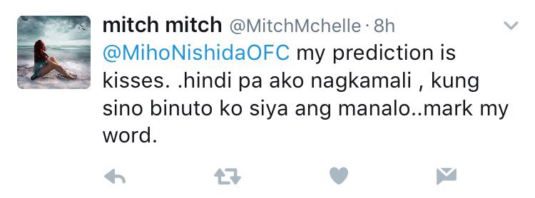 MaymayBigWinner's tweet photo. @MitchMchelle Ano na nangyari beshiecake?

#PBBTheBigWinner https://t.co/b9G5lT5hwd